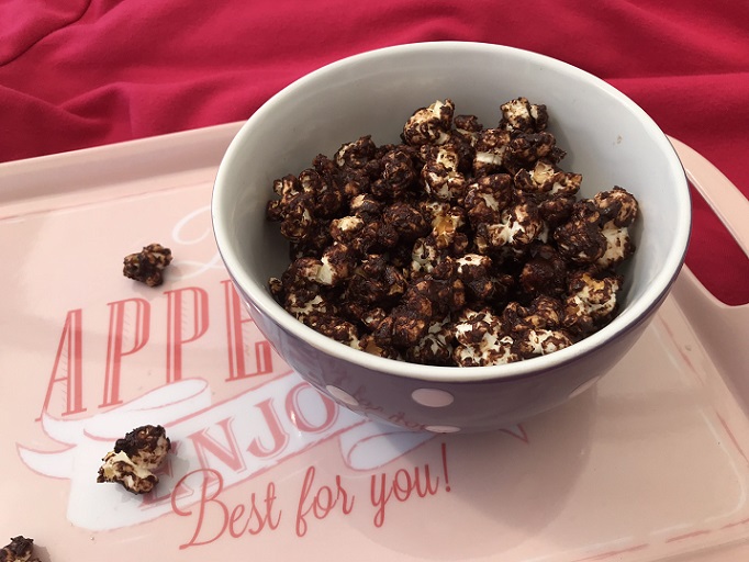 Chocoladehoning popcorn Sophie Glutenvrij