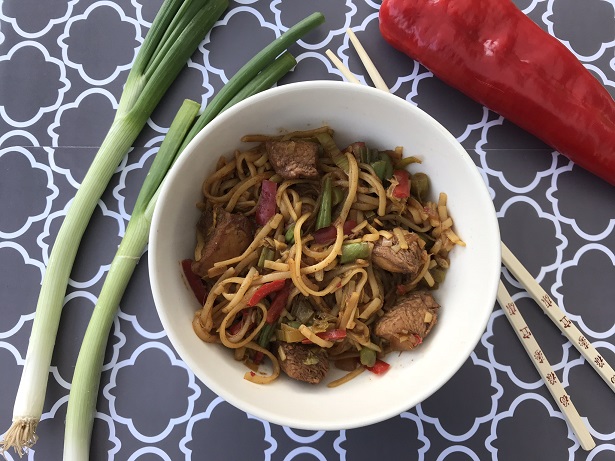 Kantonese kip met noedels, gluten- en lactosevrij