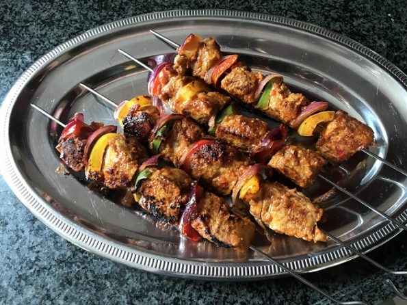 shaslicks van varkenshaas