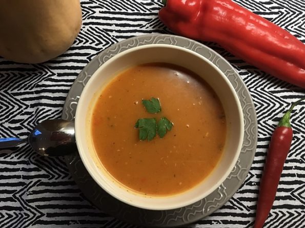 pompoen-paprikasoep