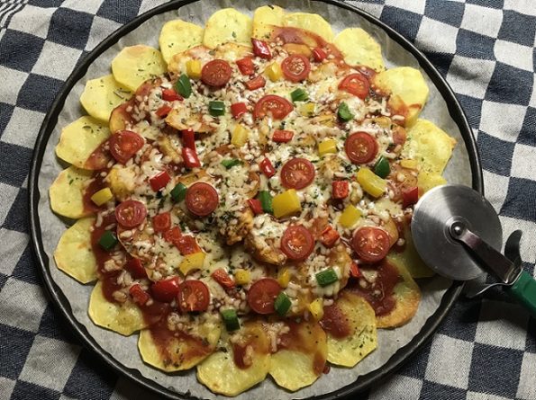 Aardappelpizza