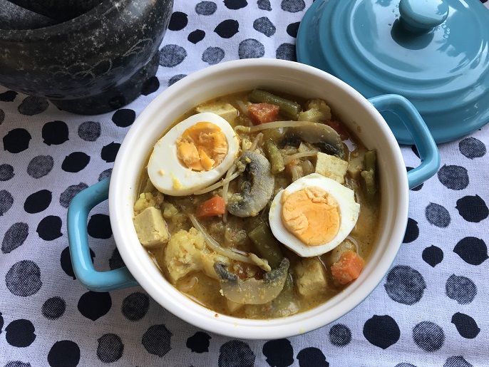 Sajoer lodeh, Indonesische groentecurry in kokossaus