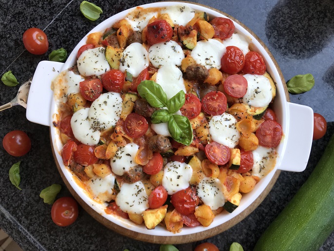 Conchigliette met chipolata worstjes