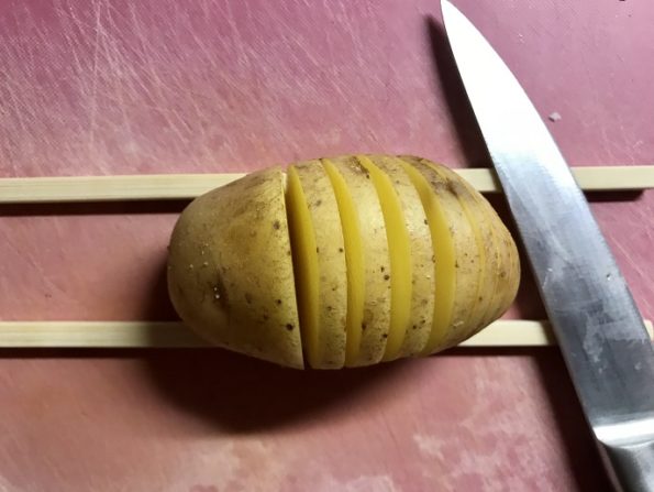 Hasselback aardappels