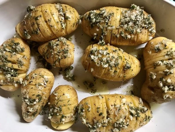 Hasselback aardappels