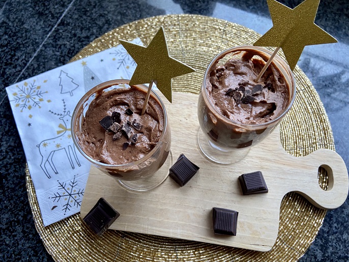 Chocolademousse, zelfgemaakt de allerlekkerste.
