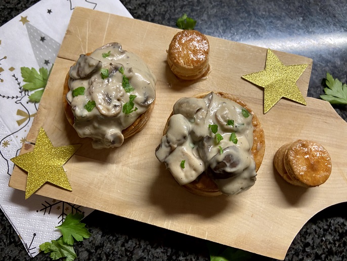 Paddenstoelenragout, incl. glutenvrij ragoutbakjes recept