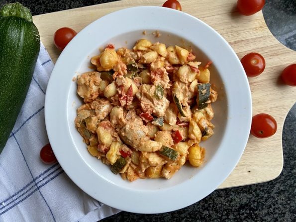Pasta met tomaten-mascarponesaus