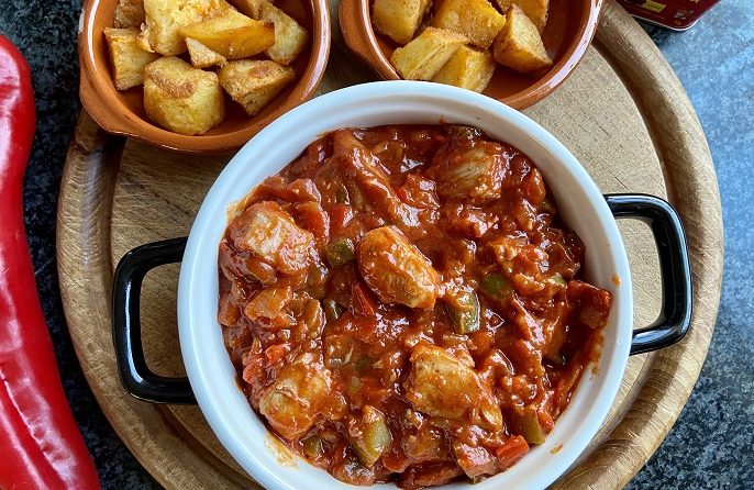 Spaanse kipstoofschotel