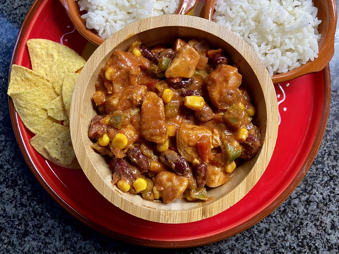 Mexicaanse kipschotel