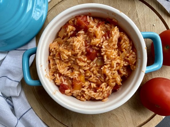 Griekse tomatenpilaf