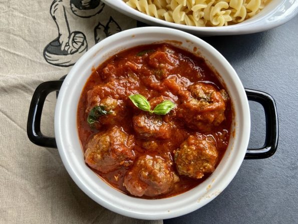 Italiaanse gehaktballetjes in tomatensaus