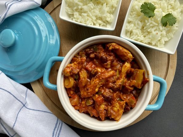 Stoofpotje met kipshoarma glutenvrij