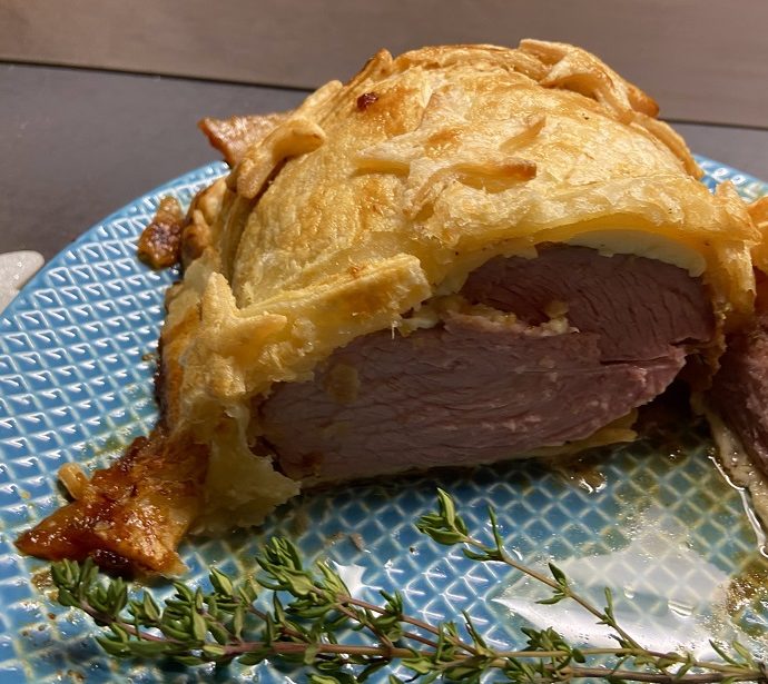 Beenham wellington met brie en parmaham