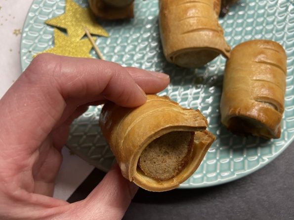 Glutenvrije mini frikandelbroodjes