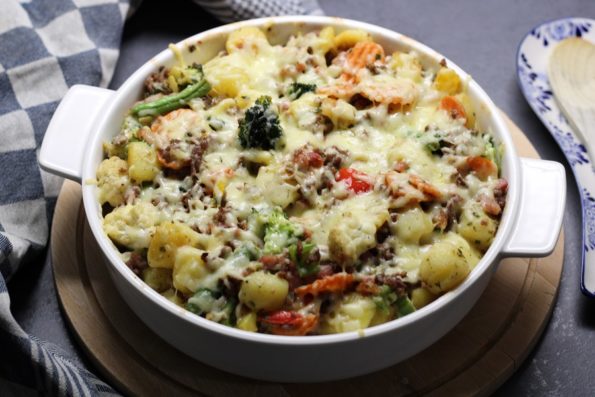 Hollandse krieltjes schotel met gehakt