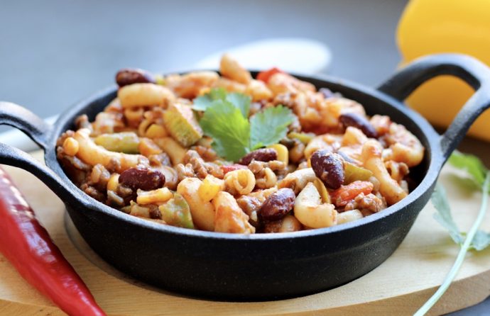 Mexicaanse chili macaroni