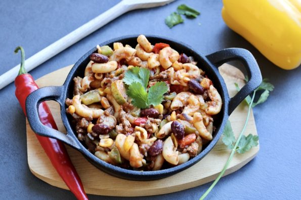 Mexicaanse chili macaroni