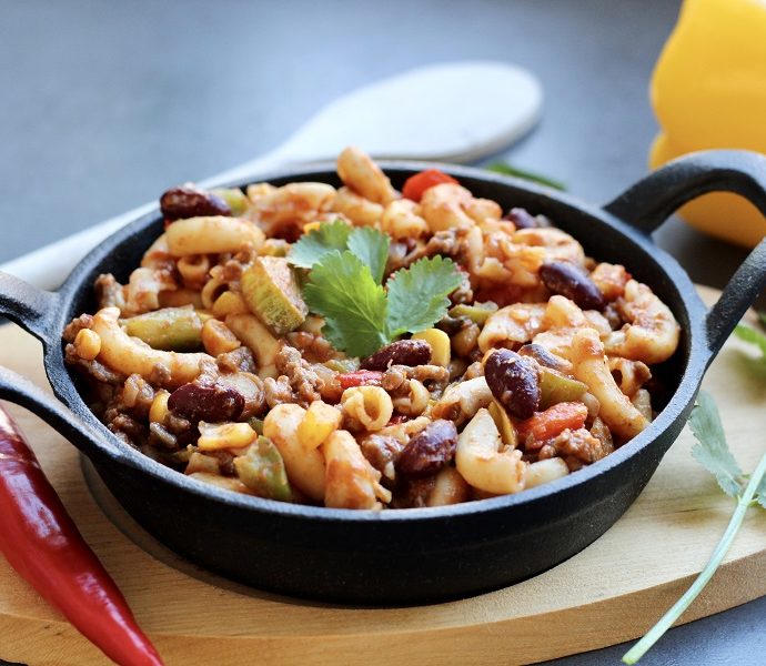 Mexicaanse chili macaroni