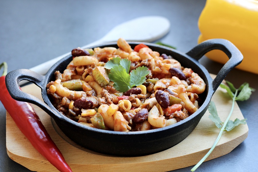Mexicaanse chili macaroni