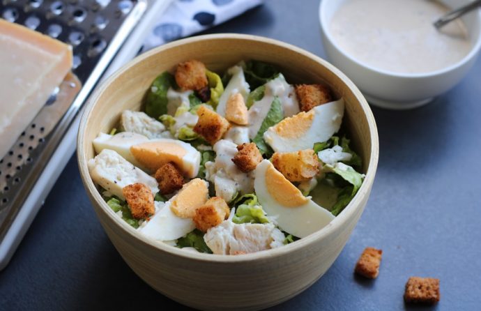 Caesarsalade glutenvrij