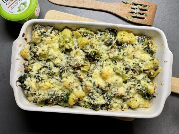 Broccoli-spinazie-ovenschotel-met-krieltjes-en-gehakt