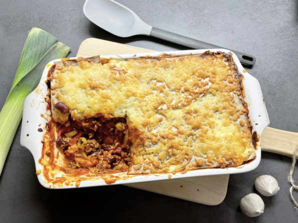 Mexicaanse tortilla lasagne