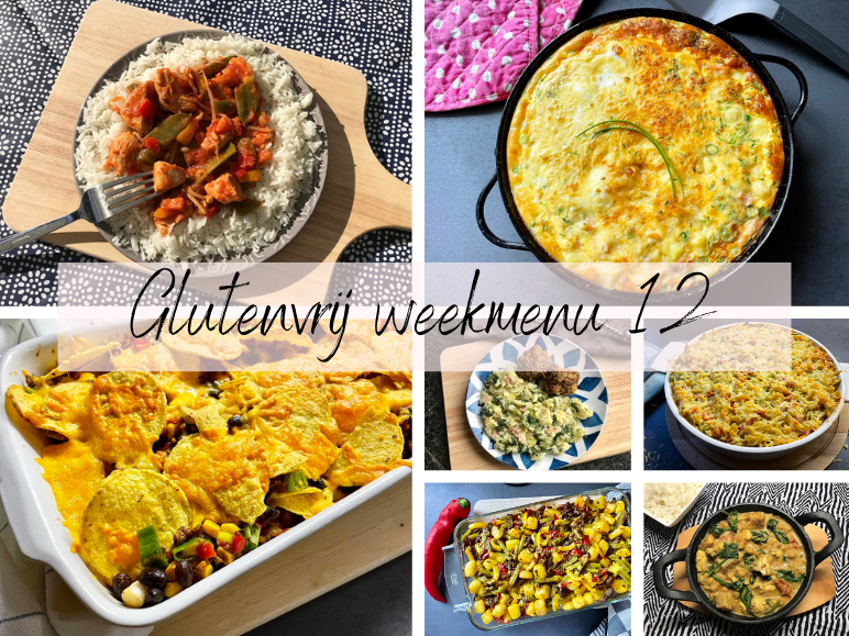 Glutenvrij weekmenu 2023-12