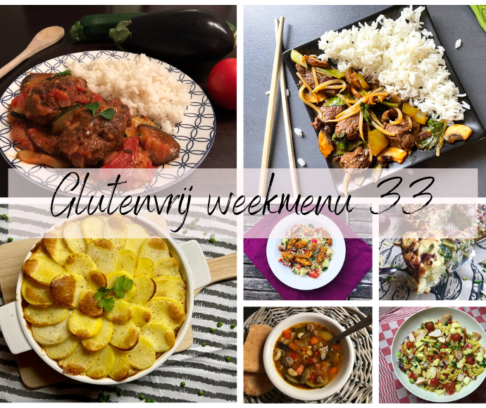 Glutenvrij weekmenu 2023-33