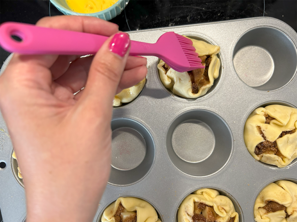 Glutenvrije appel-rozijnen gebakjes