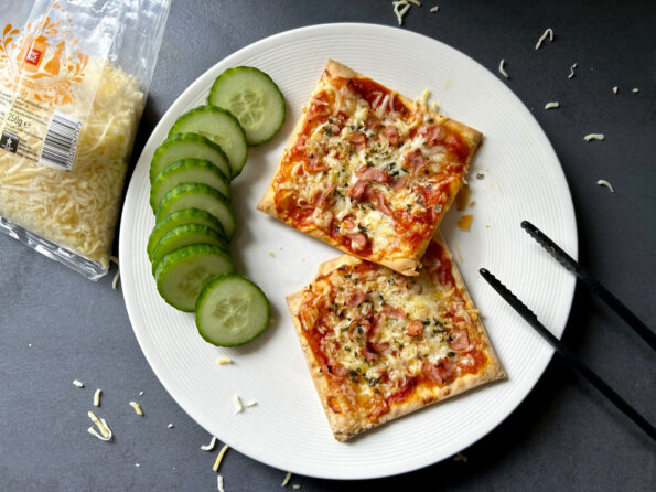 Glutenvrije bladerdeeg pizza's