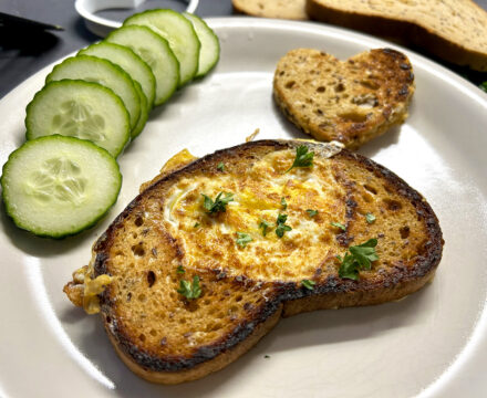 Ei in glutenvrij brood