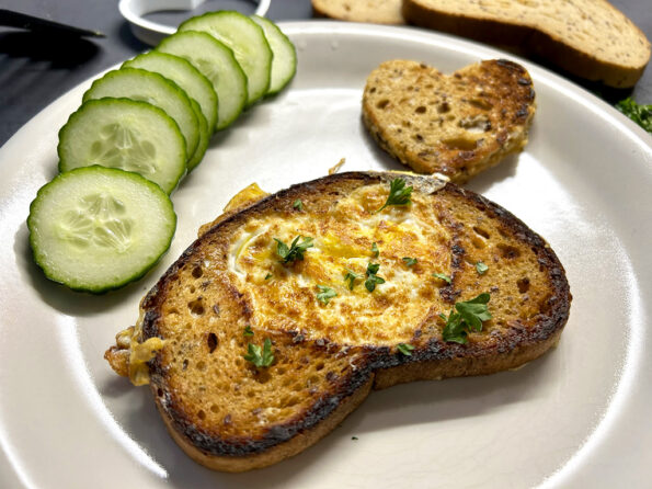 Ei in glutenvrij brood