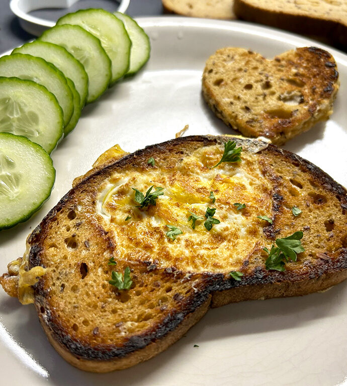 Ei in glutenvrij brood