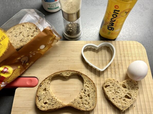 Ei in glutenvrij brood