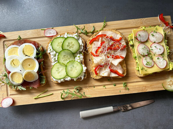 Glutenvrije open sandwiches