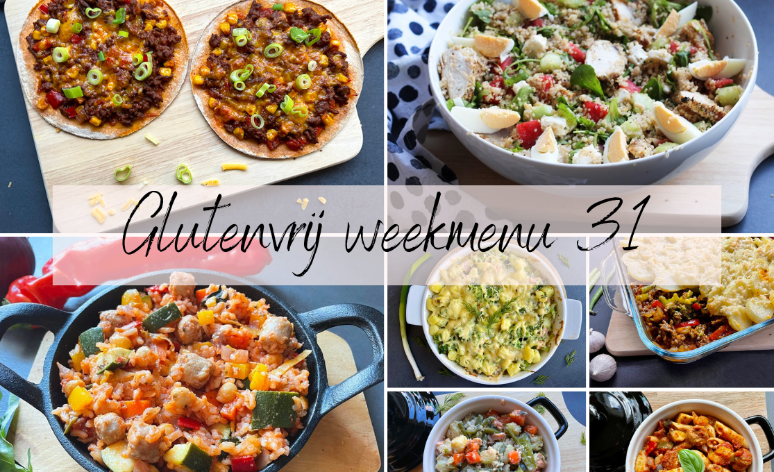 Glutenvrij weekmenu 2024-31